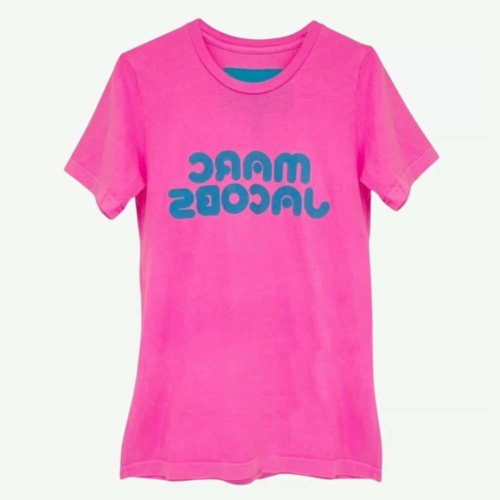 MARC JACOBS Hot Pink The Day Glo T-Shirt